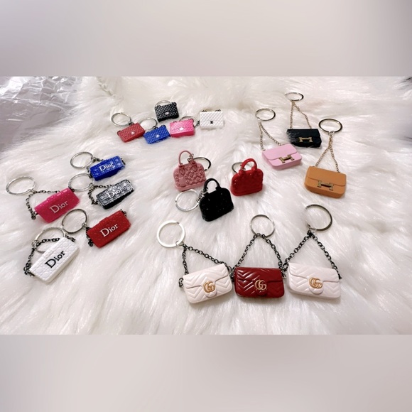 NEW MINI BAG CHARM & KEYCHAIN ( Choose one ) - Picture 8 of 10